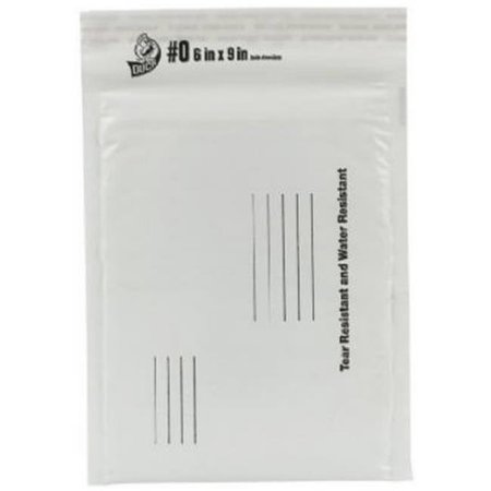 DUCK BRAND Duck 00-11600 6 x 9 in. Padded Mailing Envelope - Poly White; Pack Of 25 770166